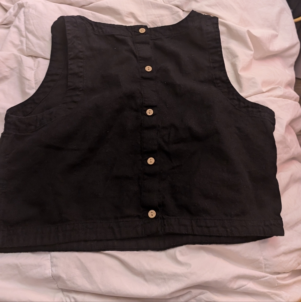 Linen blend tank